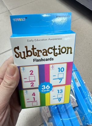 Zabawka Subtraction Flashcards 36 Cards 6540691
