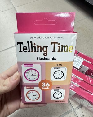 Zabawka Telling Timen Flashcards 36 Cards 2220116
