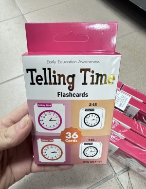 Zabawka Telling Timen Flashcards 36 Cards 2220116