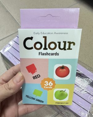 Zabawka Colour Flashcards 36 Cards 1251976