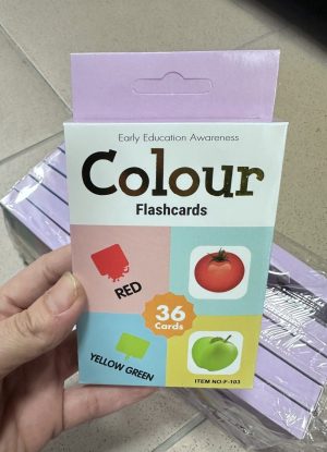 Zabawka Colour Flashcards 36 Cards 1251976