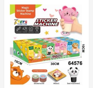 Zabawki Pieczatka Sticker Machine 4289316
