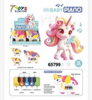 Zabawki Piano Baby Jednorożec 4289330