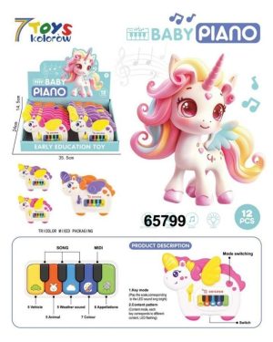 Zabawki Piano Baby Jednorożec 4289330