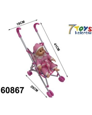 Zabawki Lalka Wózek 4289337