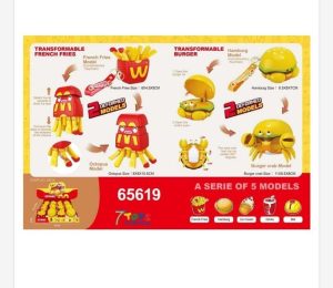 Zabawki Transformable Burger 4289367