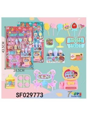 Zestaw Zabawki Deserowy + Kasa 4808419