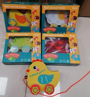 Zabawki Drewniane Bell Animal Trailer 1251776