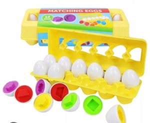 Zabawki Edukacyjny Matching Eggs 9215132