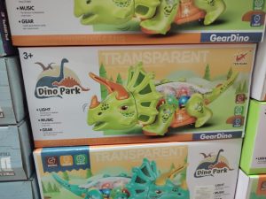 Zabawki Transparent Gear Dino Elektryczny 9552646