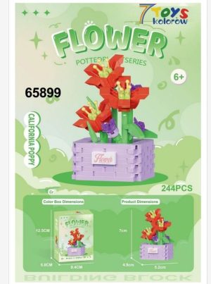 Klocki Kwiaty 1967431