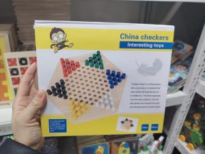 Zabawki Drewniana China Checkers 5117322