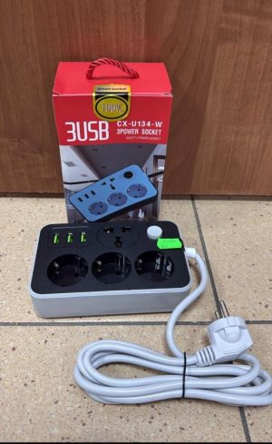 3Power Socket CX-U134-W 1542138