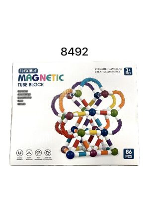 Zabawki Magnetic z Rurkamis 86PCS 8007565