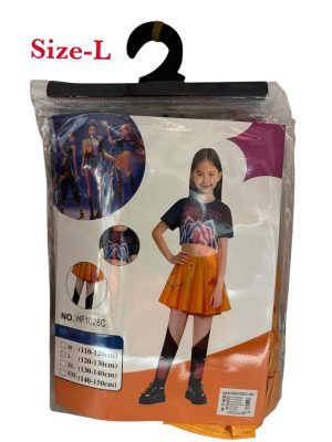 Rozmiar L - DEMON HUNTERS STRÓJ MIRA KOSTIUM MIRA PRZEBRANIE ŁOWCZYNIE DEMONÓW 120-130CM 4578326