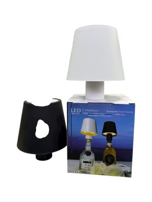 BEZPRZEWODOWA ŚCIEMNIALNA LAMPA STOŁOWA RESTAURACYJNA LED 4578344