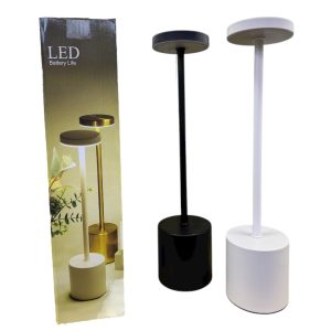 BEZPRZEWODOWA ŚCIEMNIALNA LAMPA STOŁOWA RESTAURACYJNA LED 4578345