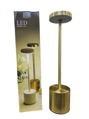 BEZPRZEWODOWA ŚCIEMNIALNA LAMPA STOŁOWA RESTAURACYJNA LED 4578346