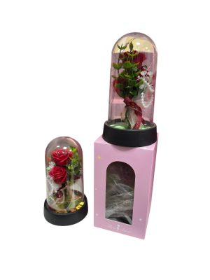 WIECZNA RÓŻA W SZKLE LED PREZENT NA DZIEŃ MATKI 4578371