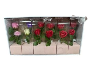 WIECZNA RÓŻA NA PREZENT DLA KOBIET KWIAT W PUDEŁKU 4578377