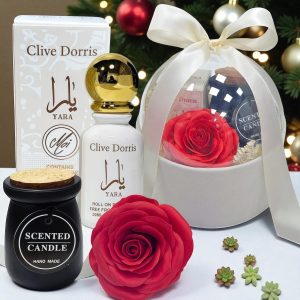 ZESTAW  prezent_ flower box z perfumy 4578382