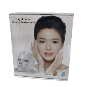 Maska LED 7 Kolorów do Twarzy Szyi i Klatki Piersiowej Upiększająca Lifting 4578413