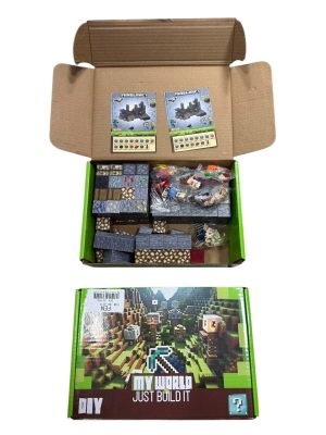 128EL KLOCKI MAGNETYCZNE BLOKI MINECRAFT DUŻY ZESTAW DLA DZIECI 4578523