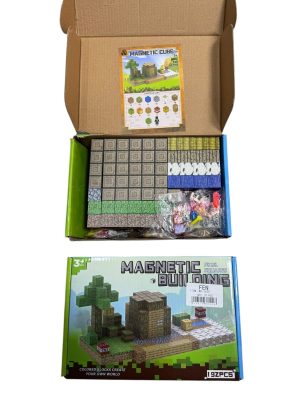 192EL KLOCKI MAGNETYCZNE BLOKI MINECRAFT DUŻY ZESTAW DLA DZIECI 4578531