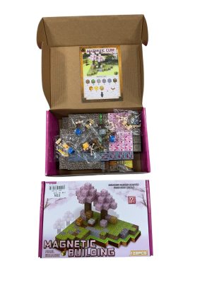 128EL KLOCKI MAGNETYCZNE BLOKI MINECRAFT DUŻY ZESTAW DLA DZIECI 4578535