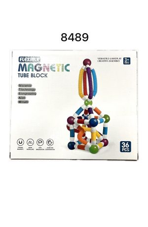 Klocki Magnetyczne z Rurkami 36 el 4578539