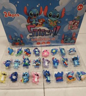 KALENDARZ ADWENTOWY LILO i STICH 24 FIGURKI BRELOKI NIESPODZIANKI STITCH 4578562