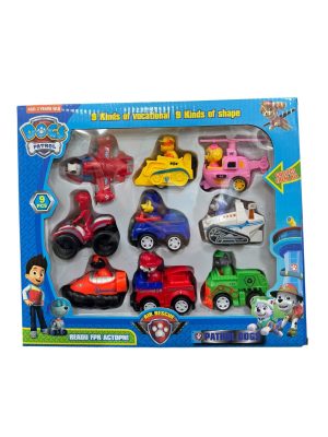 PSI PATROL AUTKA FIGURKI NA NAPĘD 9 SZTUK PIESKI 4578771