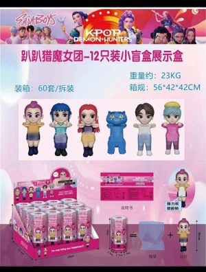 Blindbox K-Pop KPOP Demon Hunters Hippers Mini Figurka Do Telefonu Laptopa 9808305