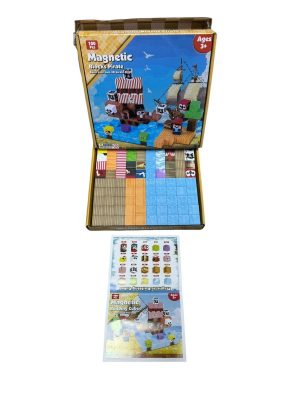 KLOCKI MAGNETYCZNE_ PREZENT KONSTRUKCYJNY DLA DZIECI_ 100 EL 2912065