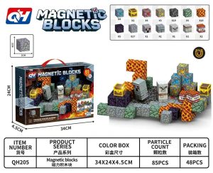 Klocki magnetyczne minecraft 85 elementów 6695968