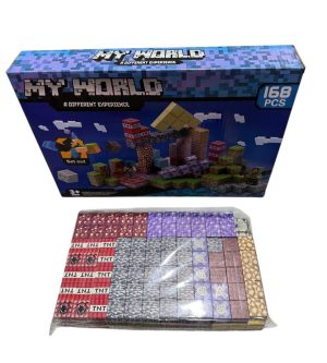 Klocki magnetyczne 168 elementów. 5084907