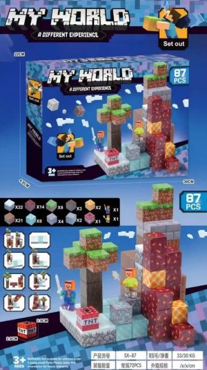 Klocki magnetyczne 87el 5084914