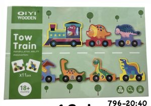 Drewniana kolejka dinozaurów Smolechy 6486794