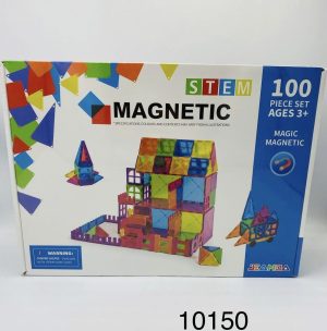 100EL KLOCKI MAGNETYCZNE PANELE KONSTRUKCYJNE 3D EDUKACYJNE DUŻE SILNE MAGNESY 3218130