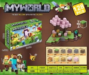 Duży zestaw klocki magnetyczne dla dzieci 128elementów 2161504