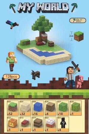 Duży zestaw klocki magnetyczne dla dzieci 128elementów 2161505