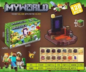 Duży zestaw klocki magnetyczne dla dzieci 128elementów 2161506