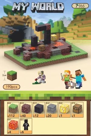 Duży zestaw klocki magnetyczne dla dzieci 190 elementów 2161507