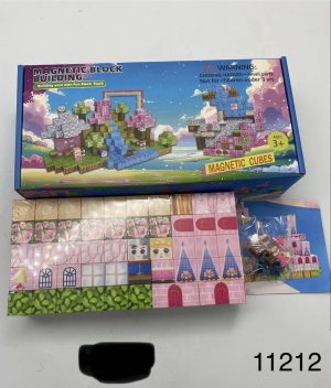 Klocki Magnetyczne Minecraft 100 Klocków + 1 Figurka 9460386