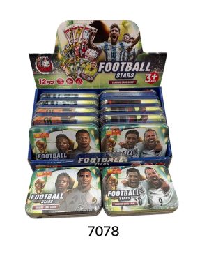 Karty piłkarskiej metalowej 35 kart 6504978