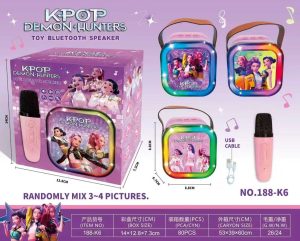 K pop demon hunter kalonėlė su mikrafonu karaoke 1705405