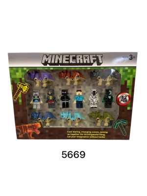 Figurki minecraft z dinozaurami 6656602