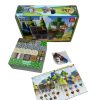 C KLOCKI MAGNETYCZNE MINECRAFT KLOCKI SZEŚCIANY 50 KLOCKÓW + 1 FIGURKI MOCNE 3413975