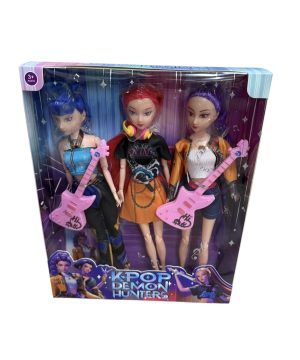 ZESTAW LALEK MUZKI KPOP DEMON HUNTERS ŁOWCZYNIE DEMONÓW LALKI 9876375