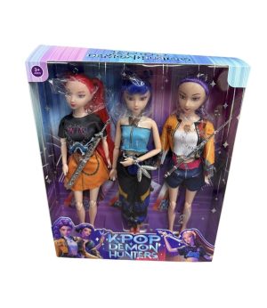 ZESTAW LALEK MUZKI KPOP DEMON HUNTERS ŁOWCZYNIE DEMONÓW LALKI 9876376